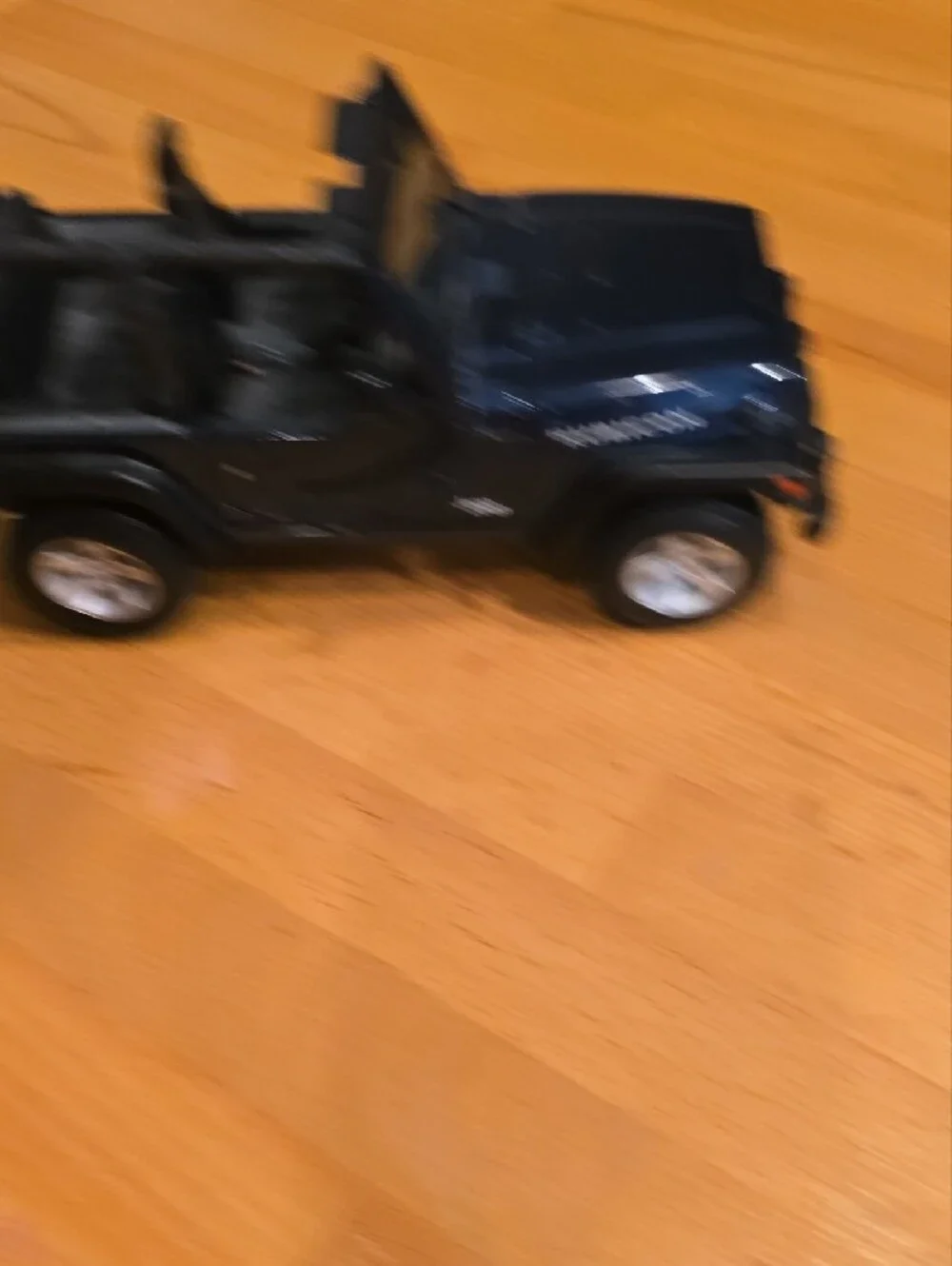 Jeep Open-Top Toy Wrangler in Navy Blue